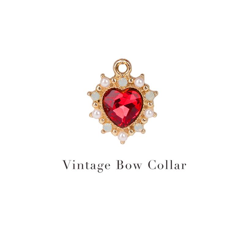 Elegant Leather Collar with Bow Pendant and Leash