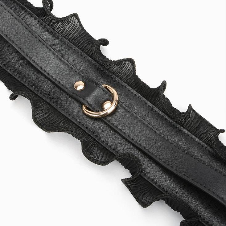 Elegant BDSM Restraint Gear with Adjustable Connectors