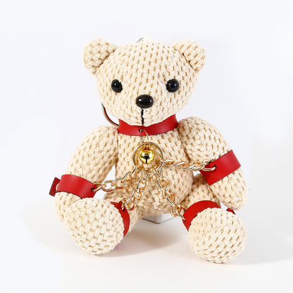 BDSM Bondage Teddy Bear Desktop Ornament – Fun & Bold Decor