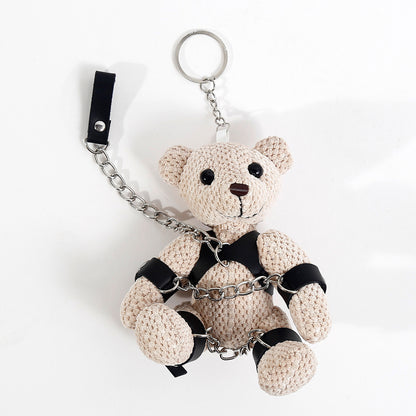 BDSM Bondage Teddy Bear Desktop Ornament – Fun & Bold Decor