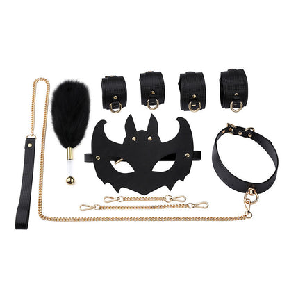 Comfortable PU Leather BDSM Restraint Set for Beginners