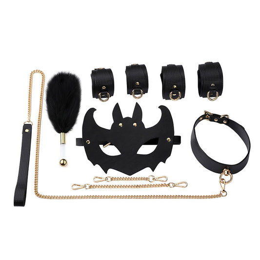Comfortable PU Leather BDSM Restraint Set for Beginners