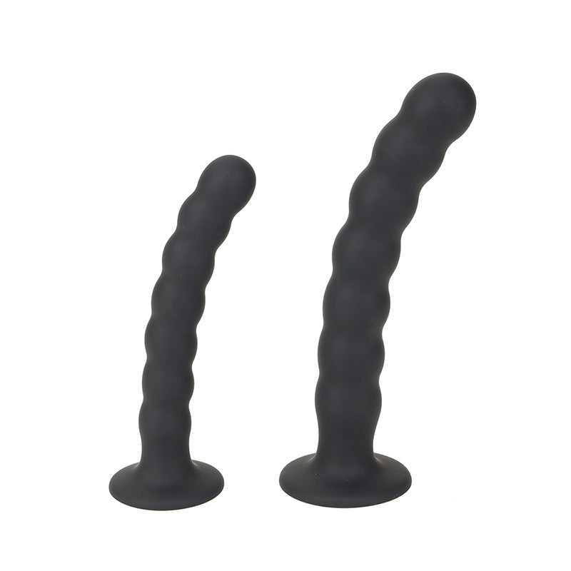 Beginner-friendly anal beads with strong suction base