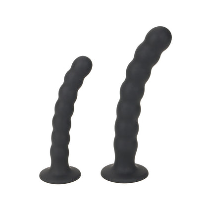 Beginner-friendly anal beads with strong suction base