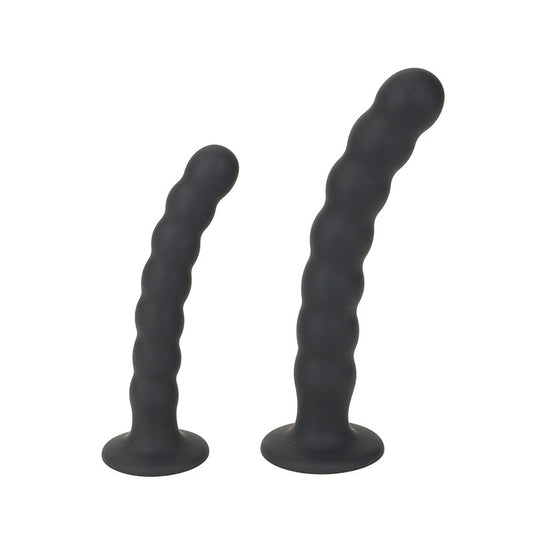 Beginner-friendly anal beads with strong suction base