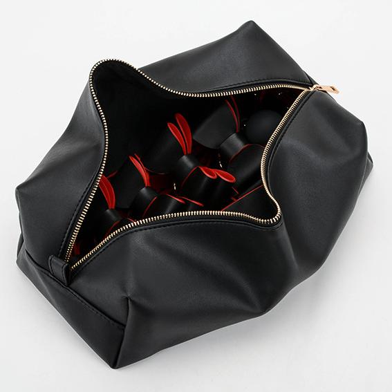 Comfortable PU Leather BDSM Set with Storage Bag