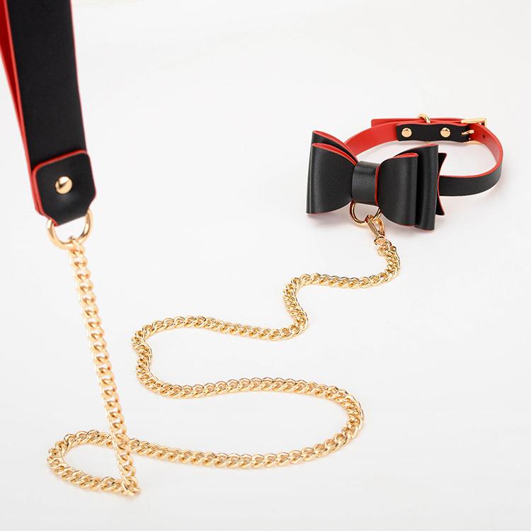 Comfortable PU Leather BDSM Set with Storage Bag