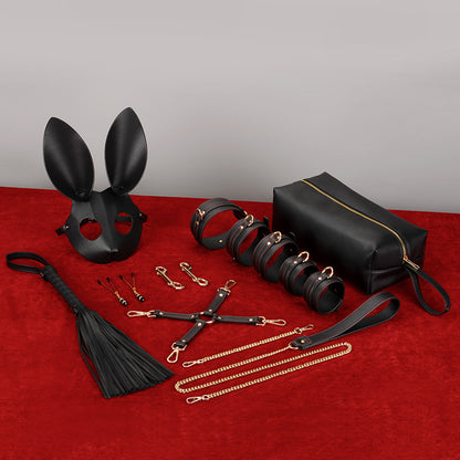 Sexy BDSM Outfit with High-Quality PU Leather and Adjustable Straps