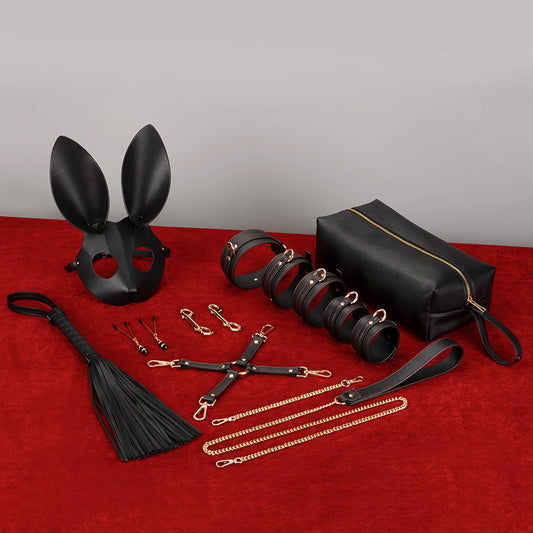 Sexy BDSM Outfit with High-Quality PU Leather and Adjustable Straps