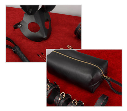 Sexy BDSM Outfit with High-Quality PU Leather and Adjustable Straps