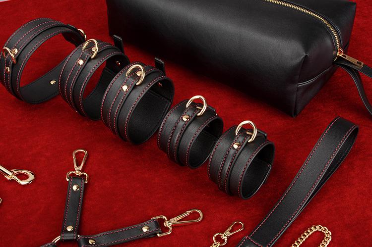 Sexy BDSM Outfit with High-Quality PU Leather and Adjustable Straps