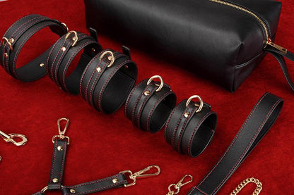 Sexy BDSM Outfit with High-Quality PU Leather and Adjustable Straps