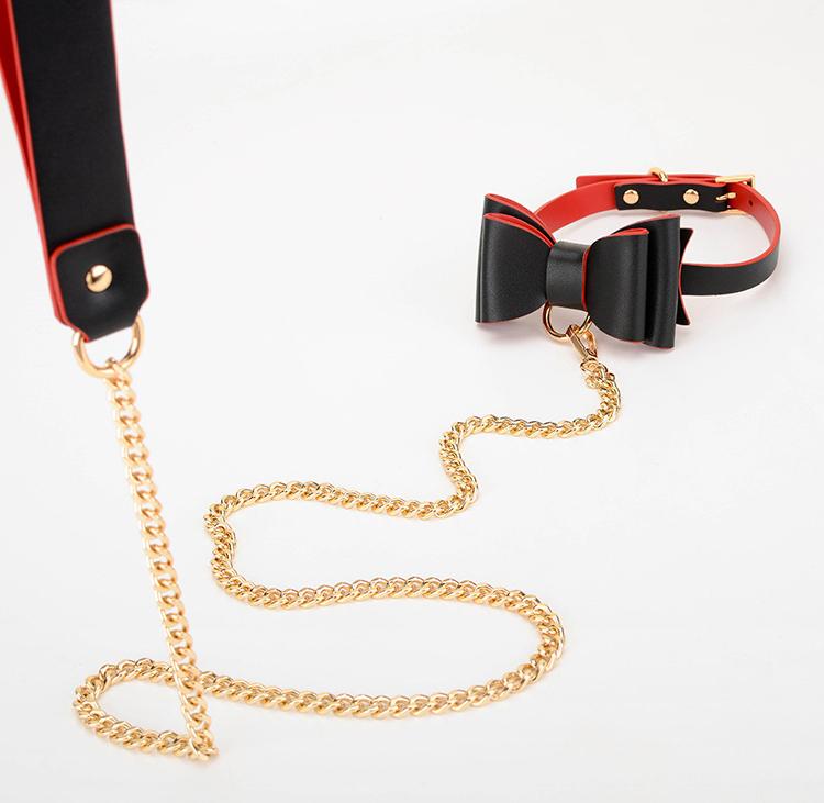 Seductive PU Leather BDSM Bondage Kit with Cuffs and Restraints