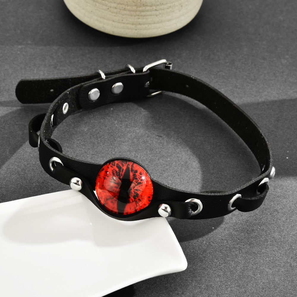 Premium Studded Leather Collar for Kink Play
