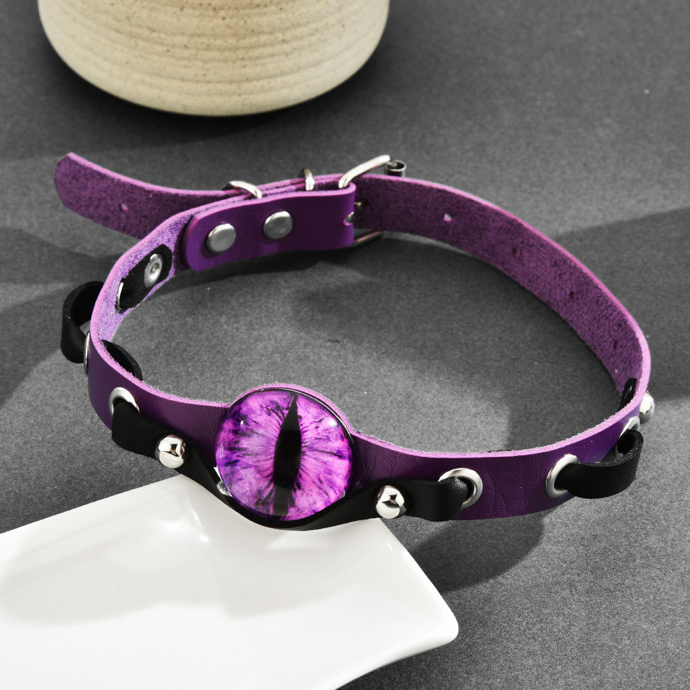 Premium Studded Leather Collar for Kink Play