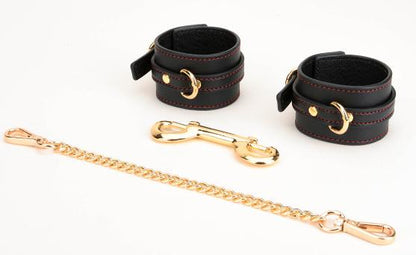 Complete BDSM Kit with Cuffs, Restraints, and Storage Bag