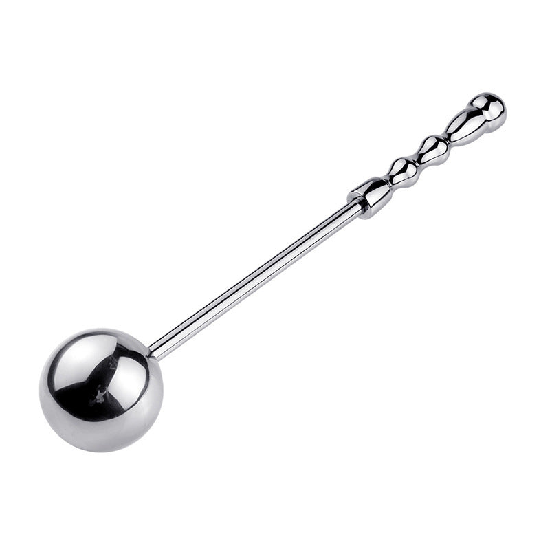 Smooth Metal Butt Plug with Golf Club Handle