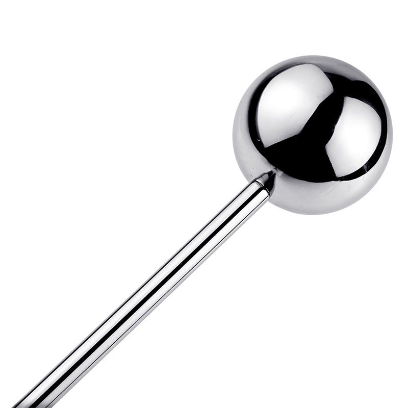 Smooth Metal Butt Plug with Golf Club Handle