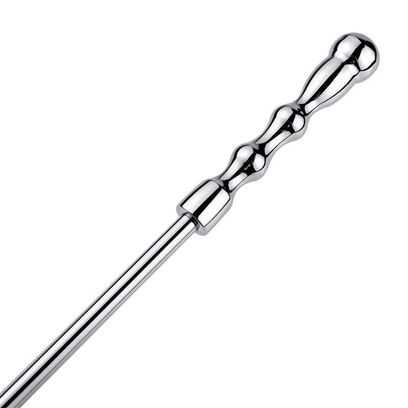 Smooth Metal Butt Plug with Golf Club Handle