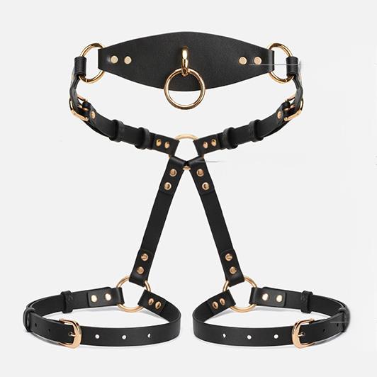 Premium Leather BDSM Suit for Ultimate Control and Comfort