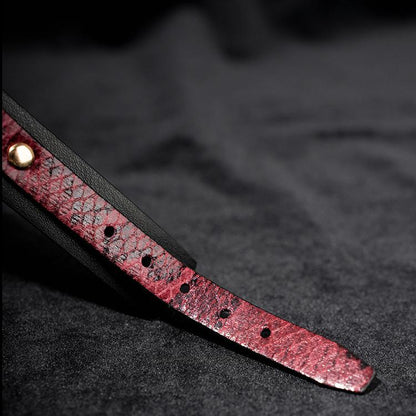 Heart Shaped Leather Collar for Kink and BDSM PlayHeart Shaped Leather Collar for Kink and BDSM Play