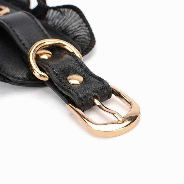 Elegant BDSM Restraint Gear with Adjustable Connectors