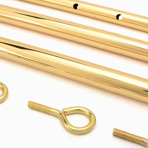 Elegant BDSM Restraint Gear with Adjustable Connectors