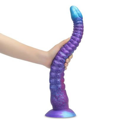 Monster Series Extra Long Tentacle Dildo in glowing style for realistic fantasy play.