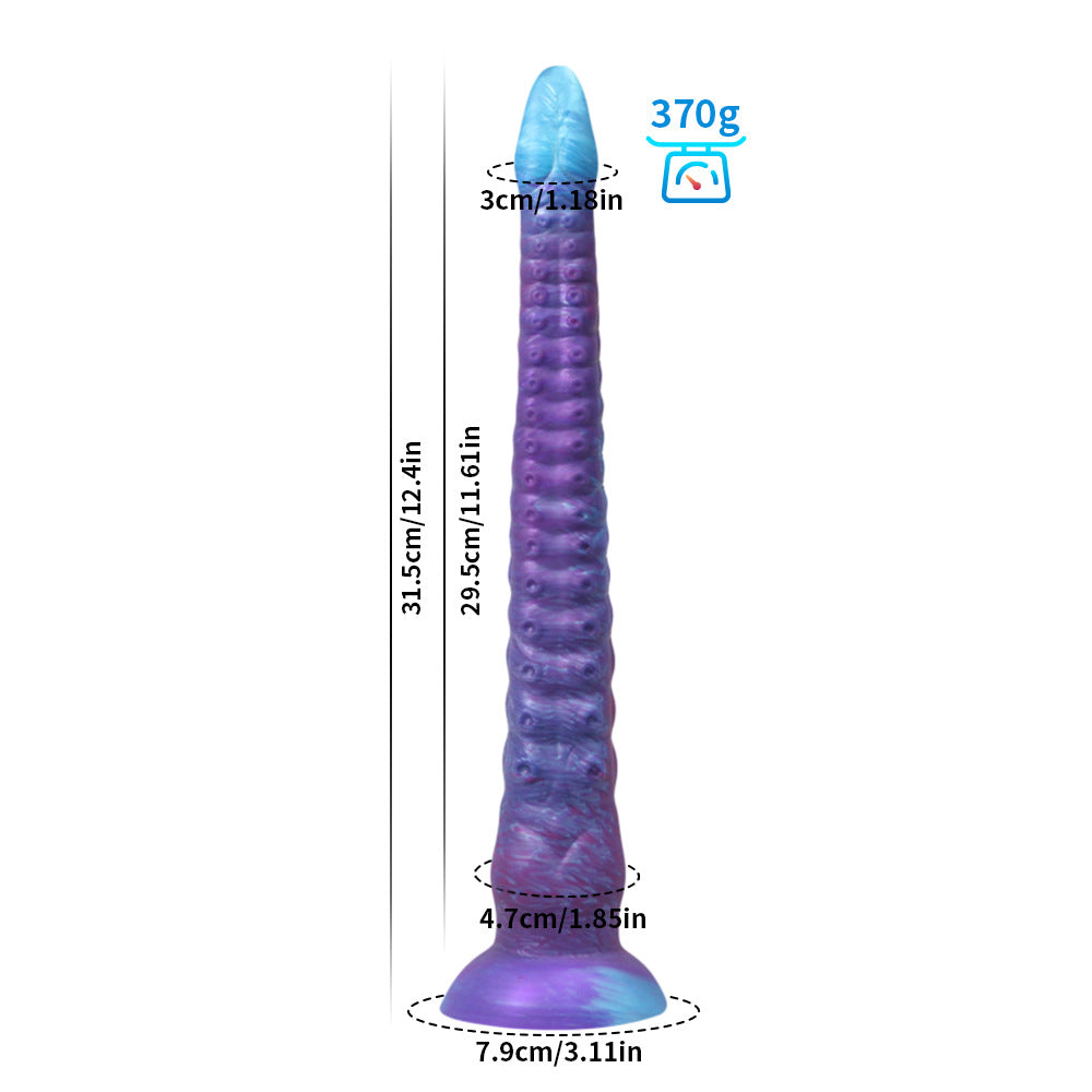 Monster Series Extra Long Tentacle Dildo in glowing style for realistic fantasy play.