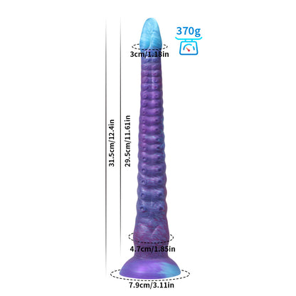 Monster Series Extra Long Tentacle Dildo in glowing style for realistic fantasy play.