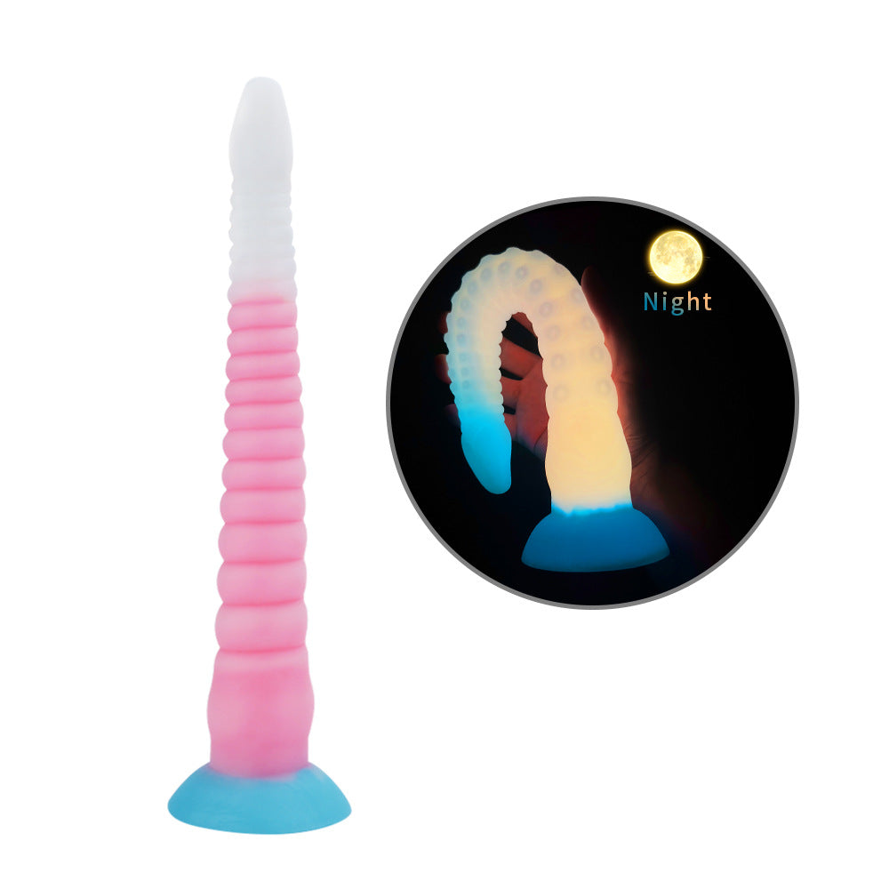 Monster Series Extra Long Tentacle Dildo in glowing style for realistic fantasy play.