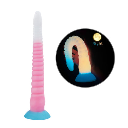 Monster Series Extra Long Tentacle Dildo in glowing style for realistic fantasy play.