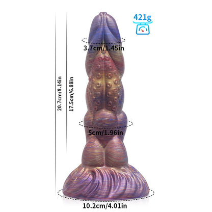 Monster Series Wild Simulation Dildo with Suction Cup for Extreme Pleasure