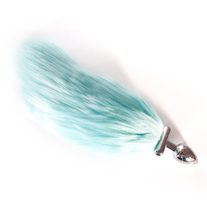Night Elf Glowing Long Tail Metal Butt Plug – Fantasy Roleplay Toy