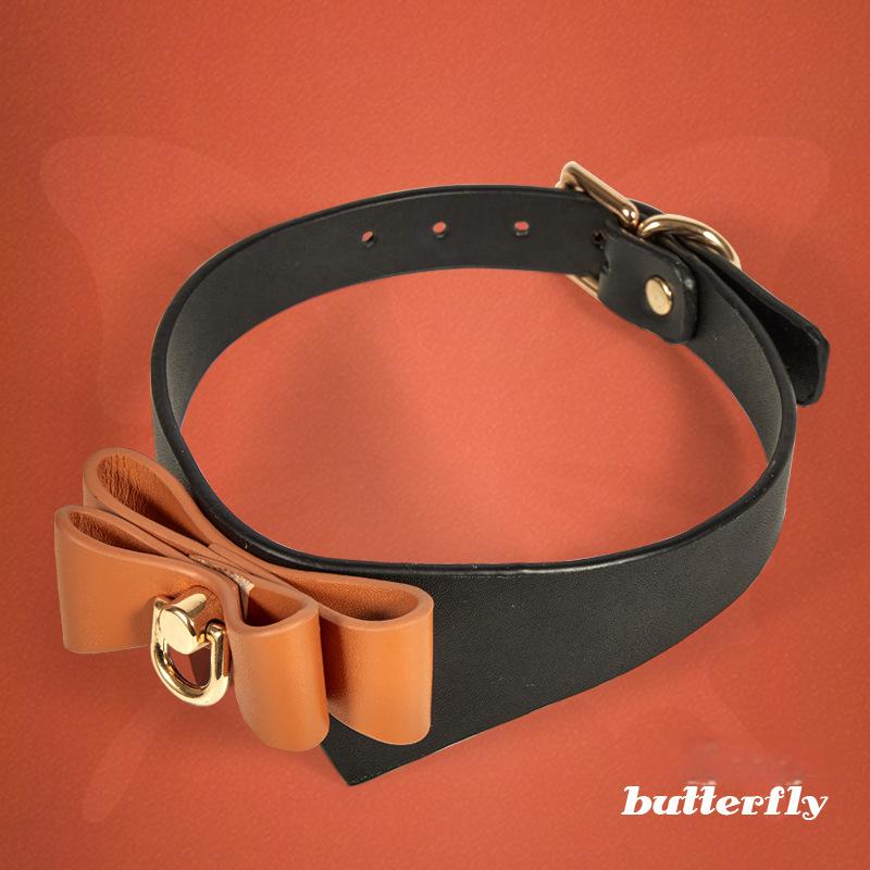 Butterfly Series Luxury Leather Bondage Set (5 Pieces) – BDSM Kit for Couples