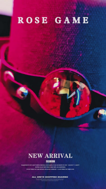 Devil’s Eye Studded Leather Collar Video