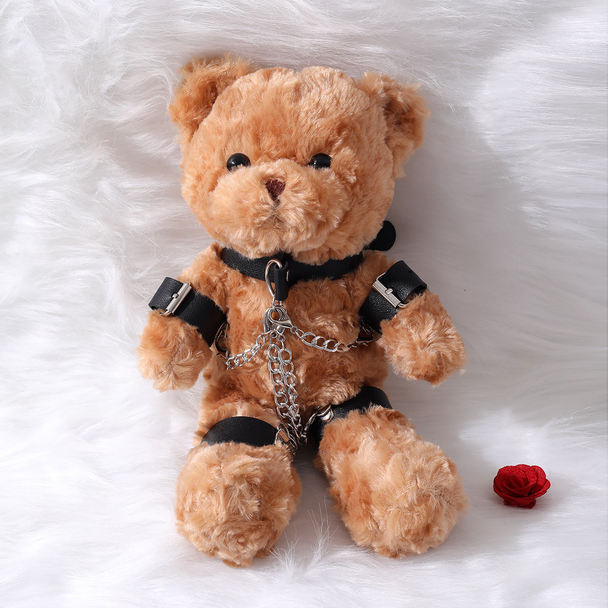 SM Bondage Teddy Bear - Plush BDSM Toy for Couples